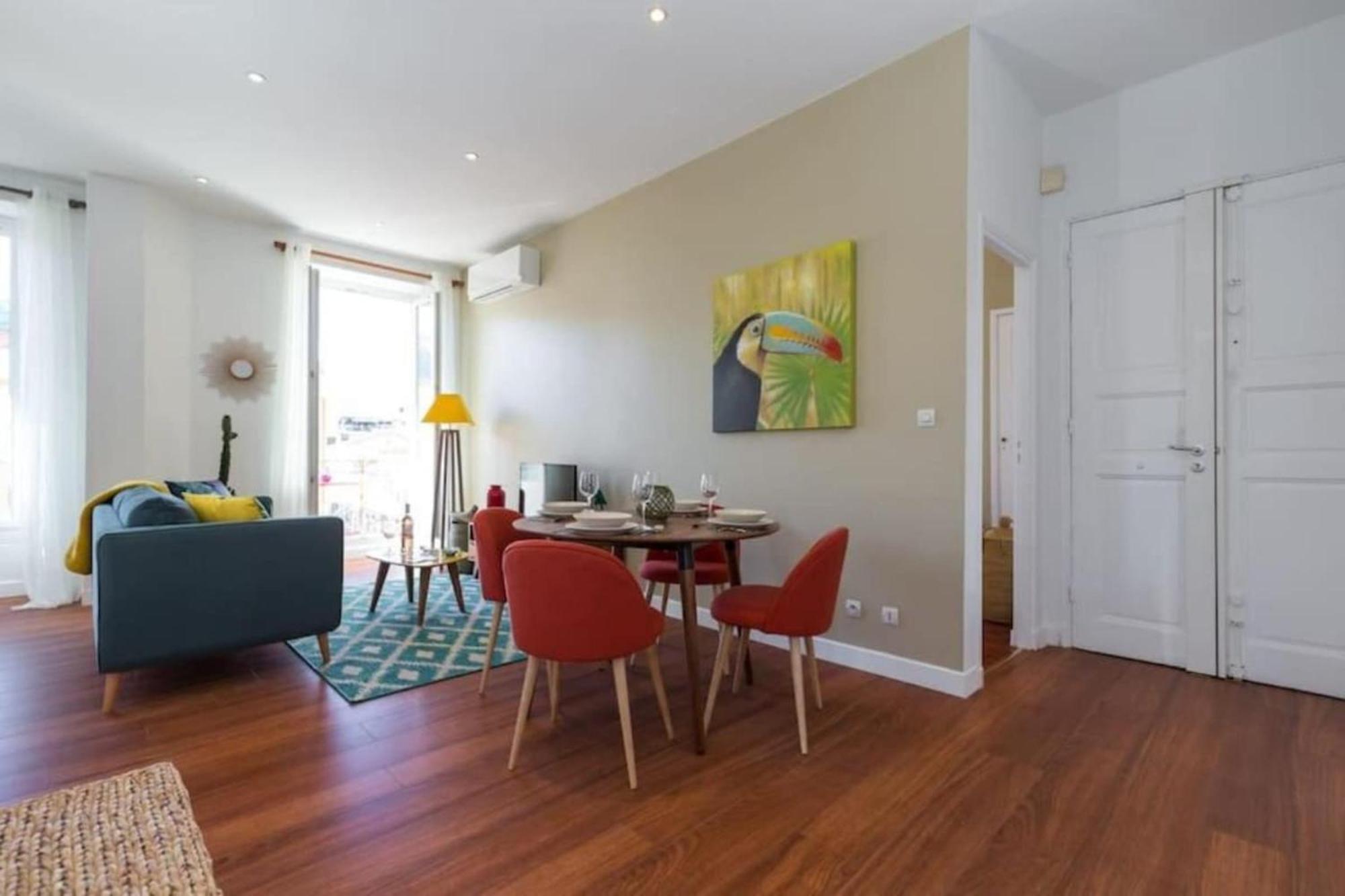 Gioffredo 55 - 2 Beds W Ac On Massena Square Appartamento